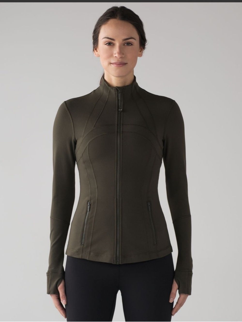Lululemon Define Jacket Dark Olive (Luon) 2